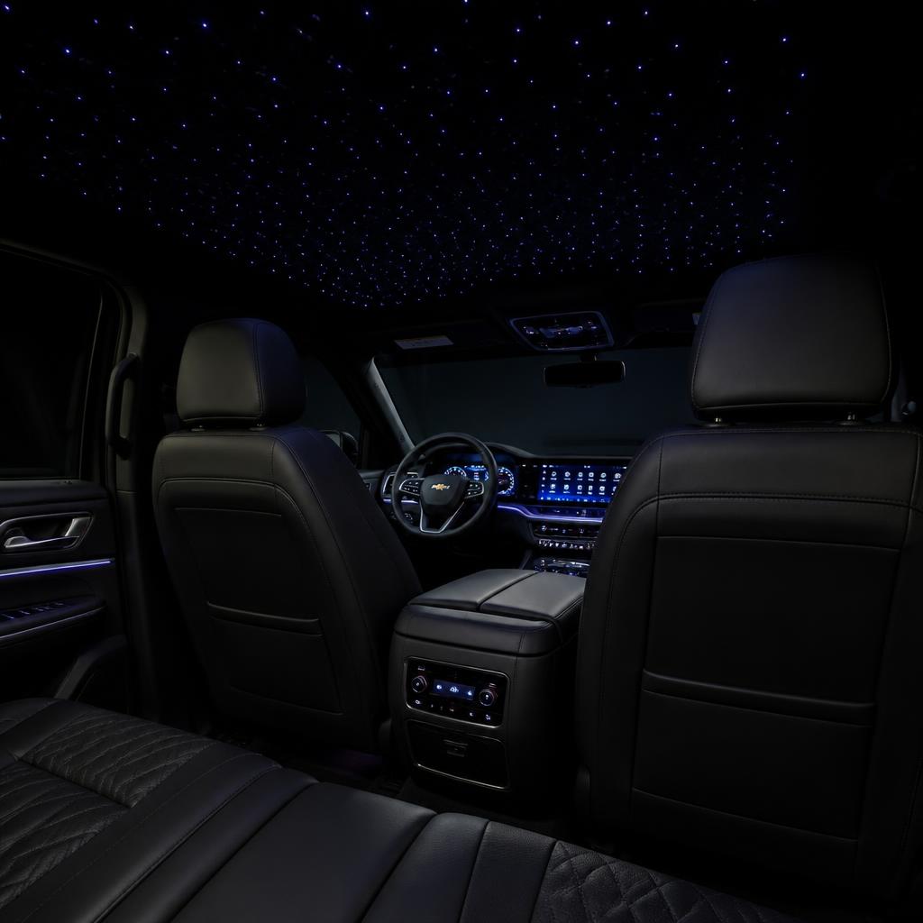 Executive SUV rear cabin interior